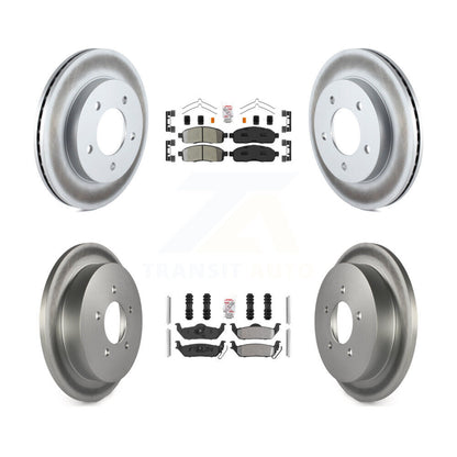Kit de Rotor de frein à disque avec revêtement de tampons semi-métalliques avant et arrière pour Ford F-150 4W 2004