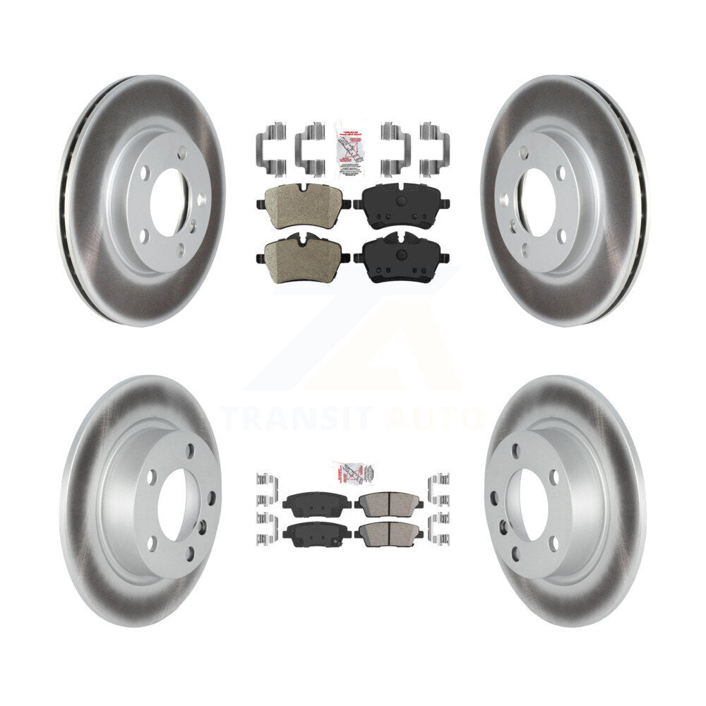 Kit de Rotor de frein avec revêtement de plaquettes en céramique, semi-métallique avant et arrière, pour Mini Cooper Bas