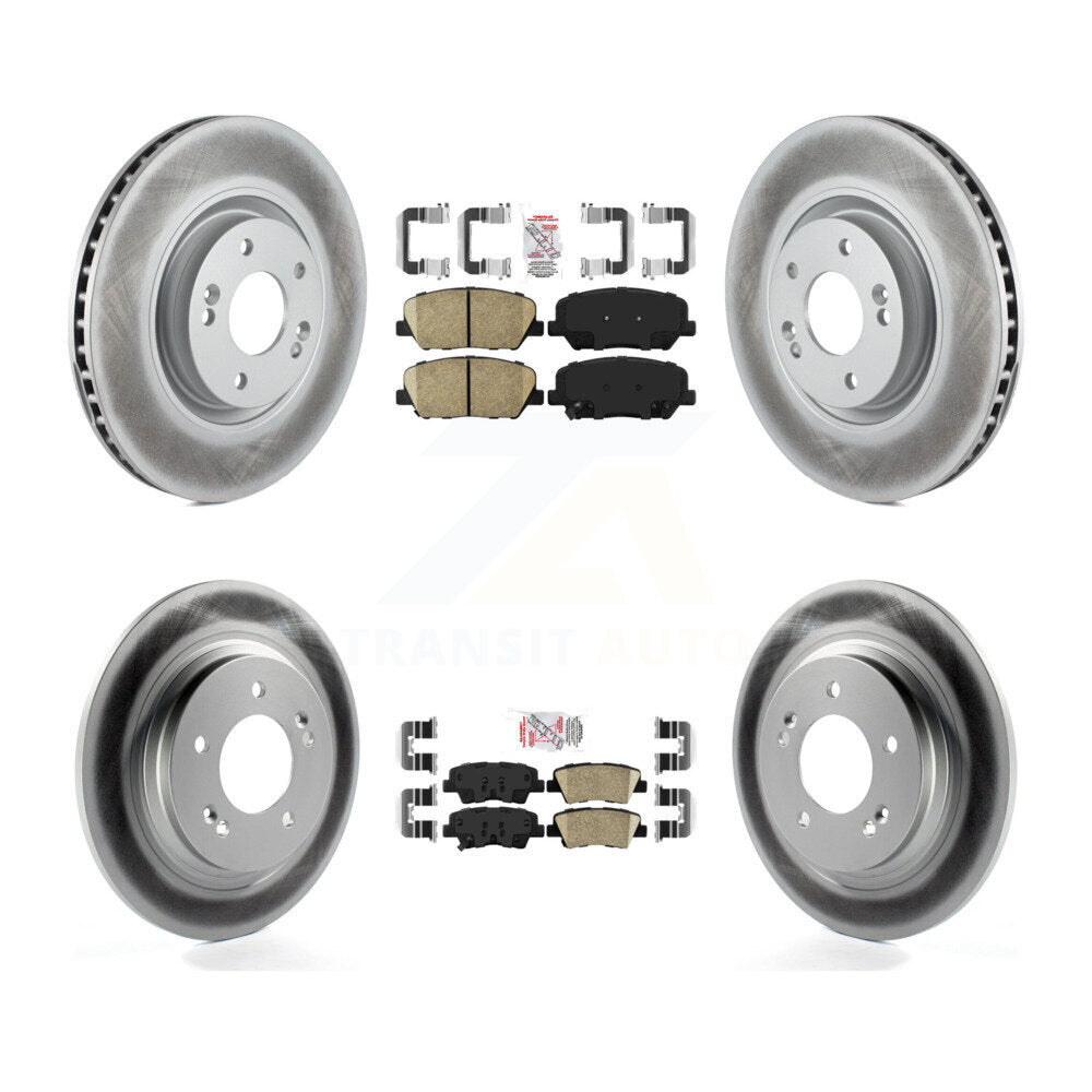 Kit de Rotor de frein à disque recouvert de tampons en céramique avant et arrière, pour Kia Optima 2013 2.0 – 2015