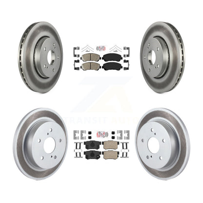 Kit de rotors de frein à disque recouverts de plaquettes en céramique avant et arrière, pour Suzuki Kizash 2010 – 2013