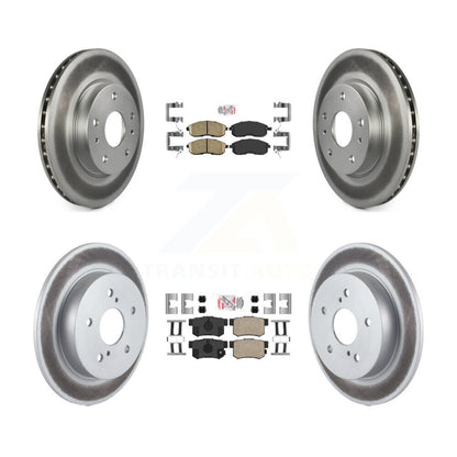 Kit de plaquettes en céramique avant et arrière et disques de frein enduits pour Suzuki SX4 Crossove
