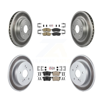 Kit de plaquettes en céramique avant et arrière et disques de frein enduits pour Suzuki SX4 Crossove