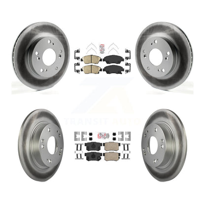 Kit de rotors de frein à disque recouverts de plaquettes en céramique avant et arrière, pour Acura ILX 2013 2015 1.5