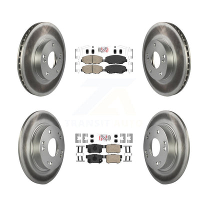 Kit de rotors de frein à disque recouverts de plaquettes en céramique avant et arrière, pour Acura ILX 2014 2015 2.0
