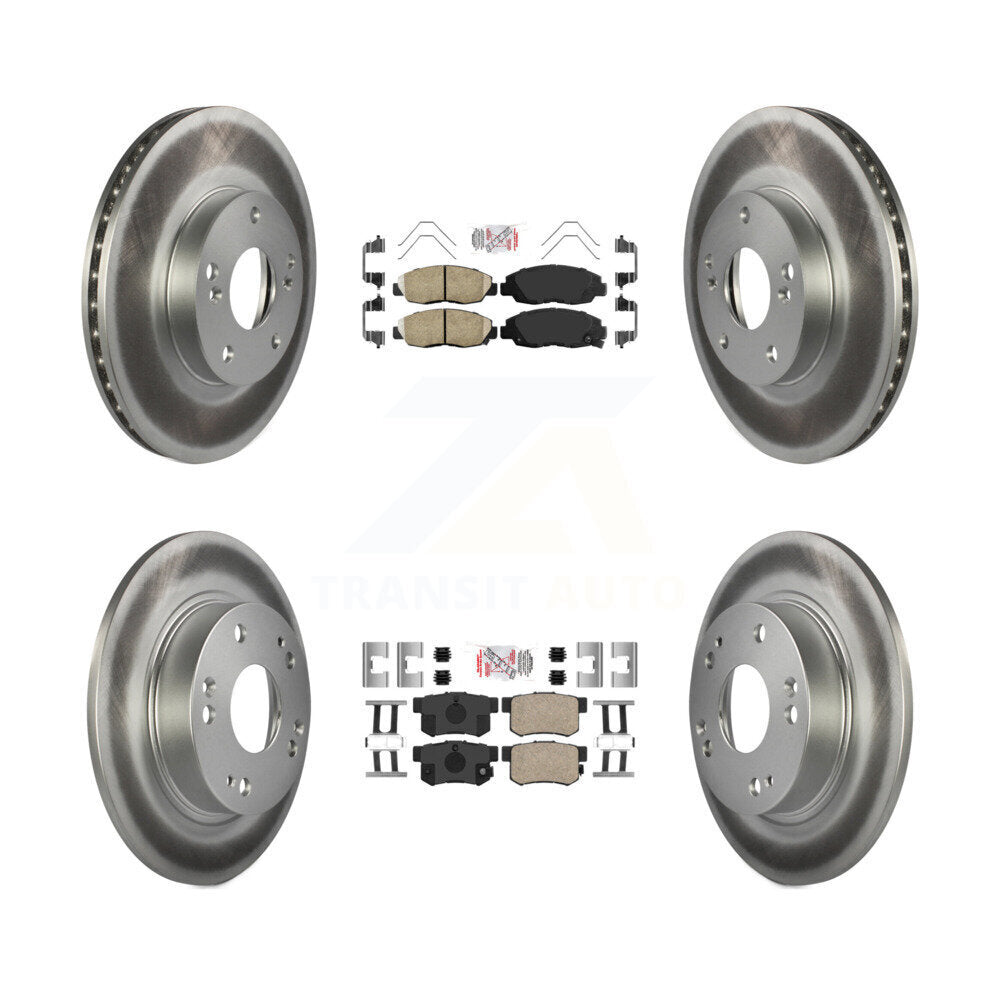 Kit de disques de frein avant et arrière avec revêtement en céramique, pour Honda Civic Tourin 2014 – 2015