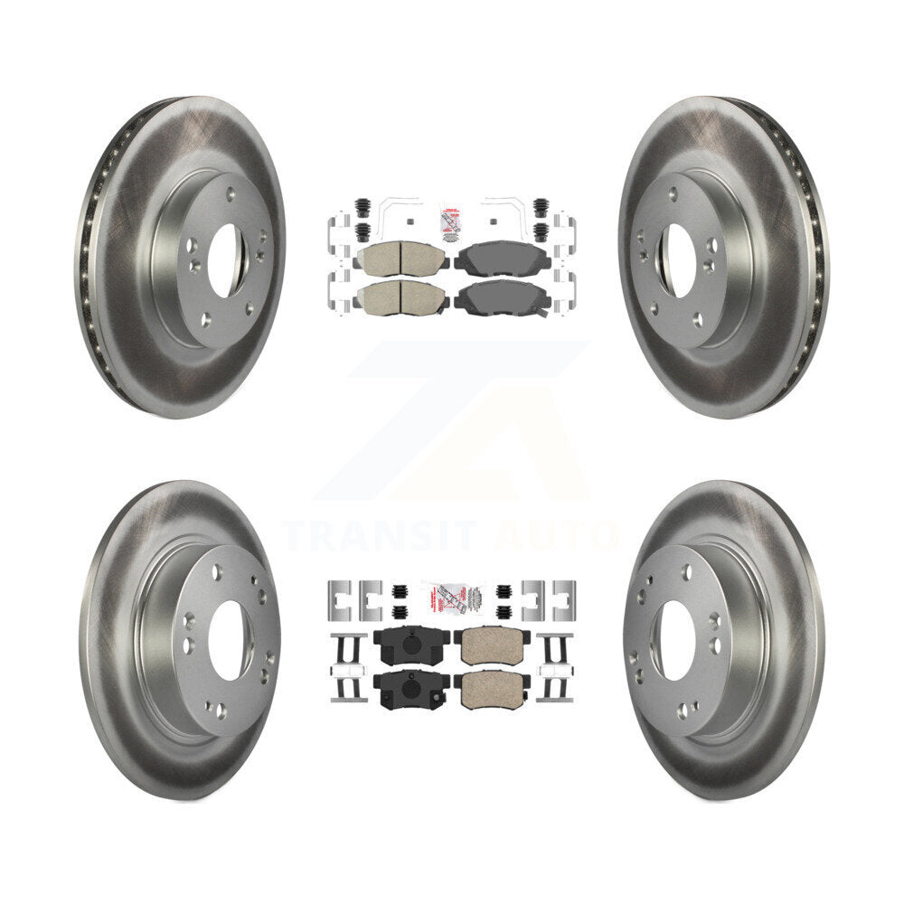 Kit de disques de frein avant et arrière avec revêtement en céramique, pour Honda Civic Tourin 2014 – 2015