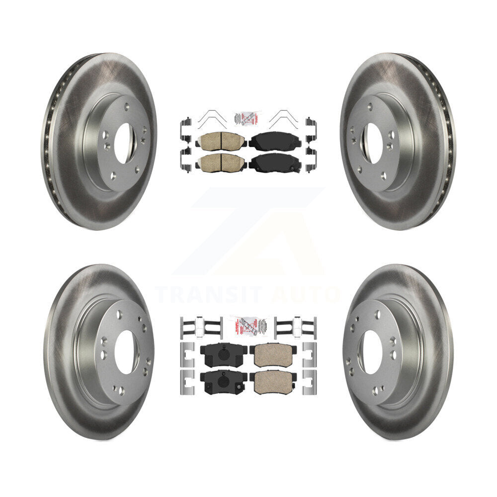 Kit de disques de frein avant et arrière avec revêtement en céramique, pour Honda Civic Tourin 2014 – 2015