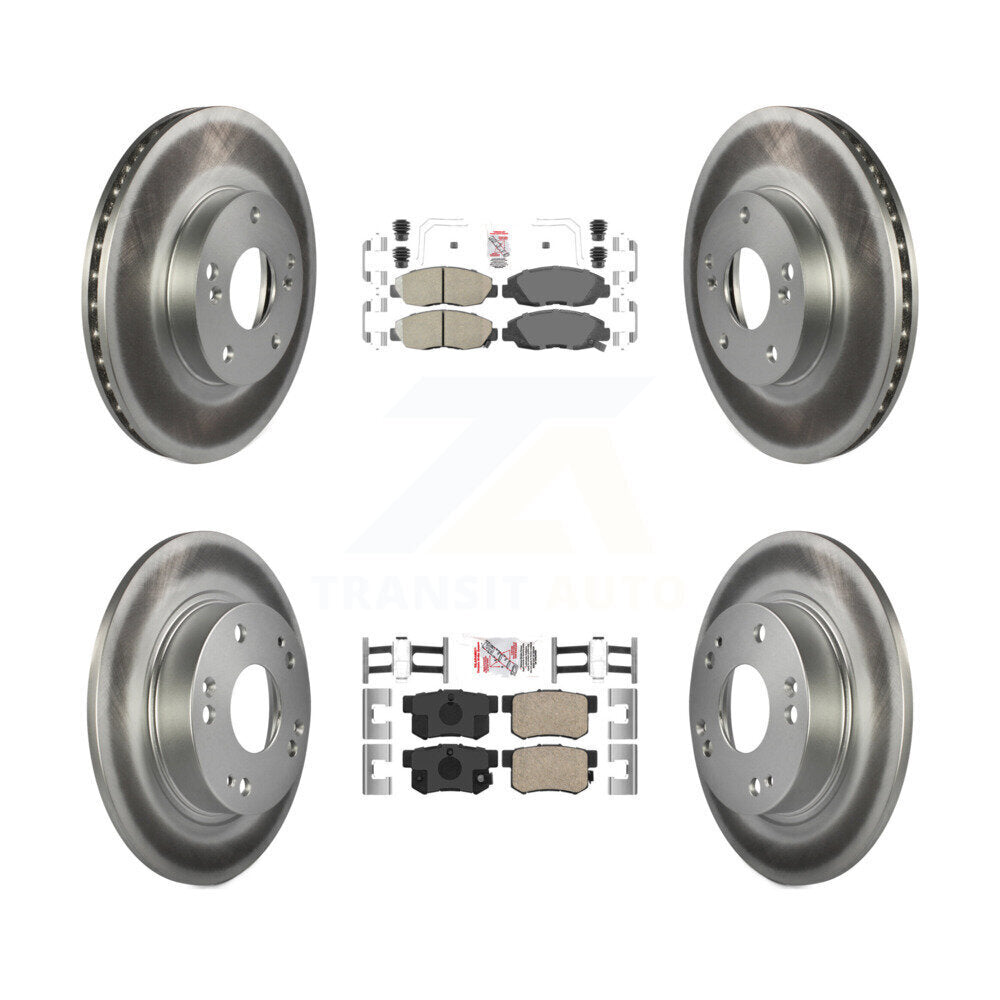 Kit de disques de frein avant et arrière avec revêtement en céramique, pour Honda Civic Tourin 2014 – 2015