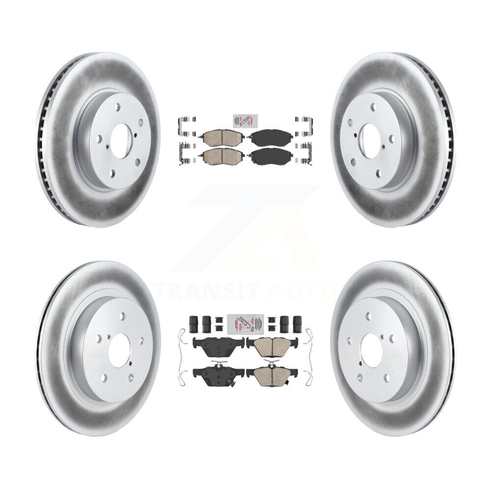 Kit de rotors de frein à disque avant et arrière en céramique, pour Subaru Legacy 2015 2.5