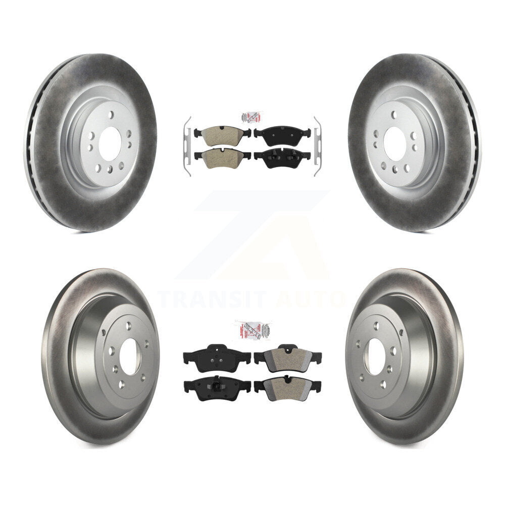 Kit de Rotor de frein à disque avec revêtement de tampons semi-métalliques avant et arrière, pour Mercedes-Benz ML32