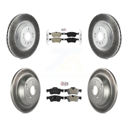 Kit de Rotor de frein à disque avec revêtement de tampons semi-métalliques avant et arrière, pour Mercedes-Benz ML32