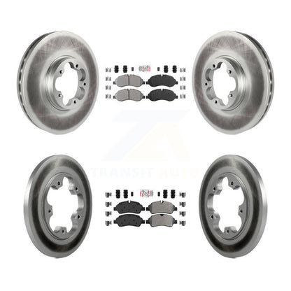 Kit de rotor de frein à revêtement semi-métallique avant et arrière pour Ford Transit-25 2015 – 2019