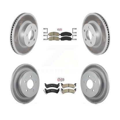 Kit de Rotor de frein à revêtement de plaquette semi-métallique arrière en céramique avant pour Ford Explorer Tra