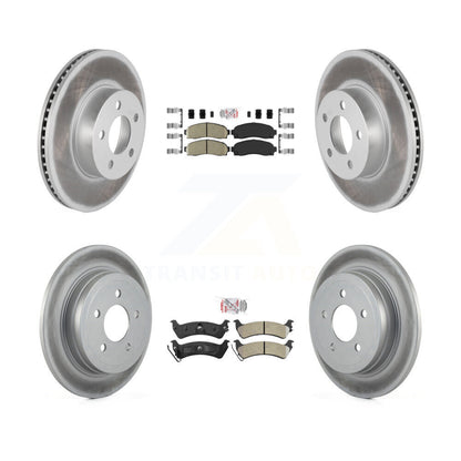 Kit de Rotor de frein à revêtement de plaquette semi-métallique arrière en céramique avant pour Ford Explorer Tra