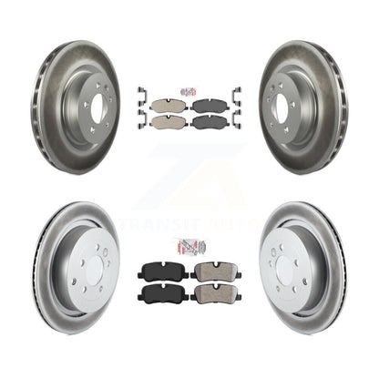 Kit de plaquettes semi-métalliques avant et arrière et Rotor de frein revêtu pour Land Rover Range Spor