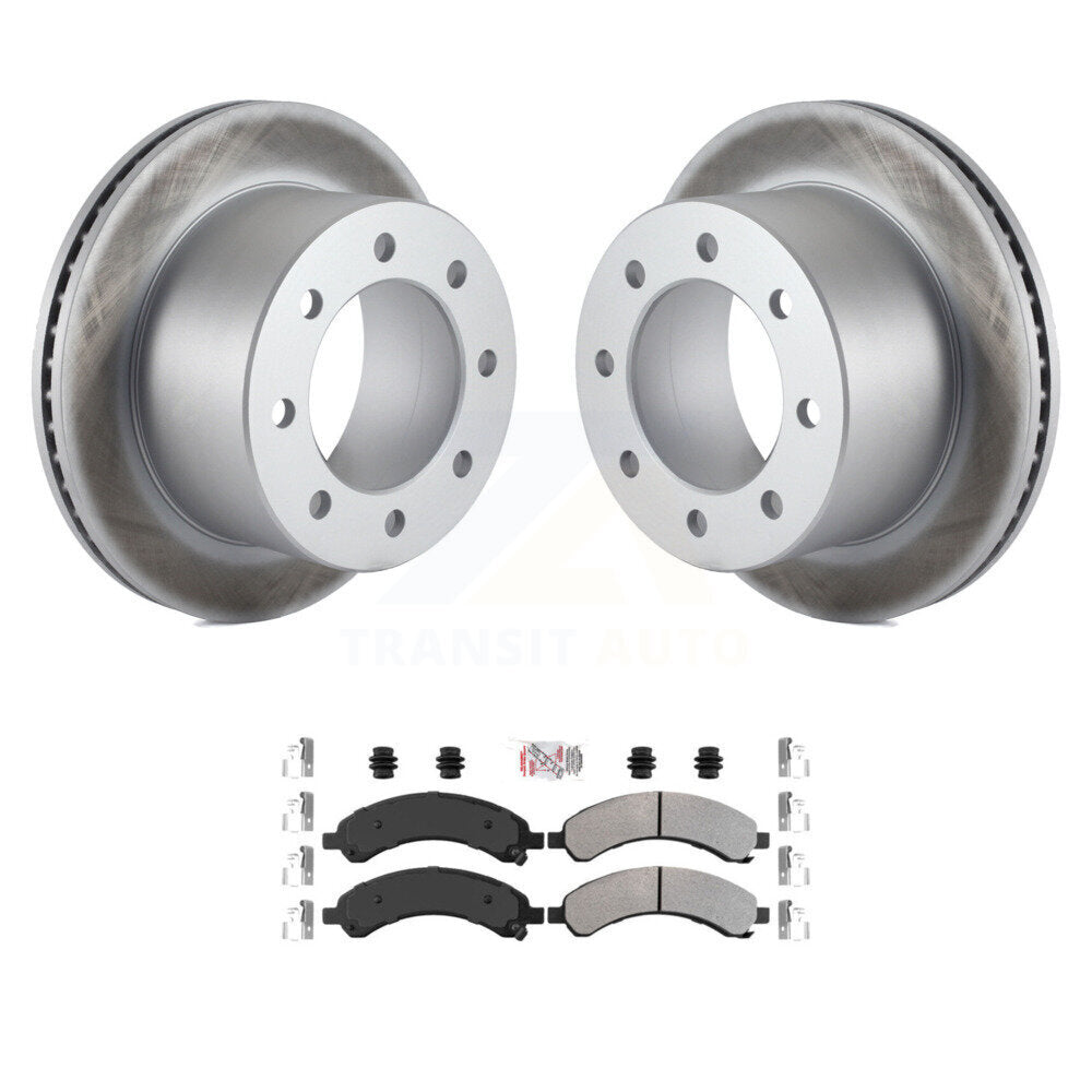 Kit de plaquettes semi-métalliques de rotors de frein à disque de manteau arrière pour Chevrolet Express 3500 GM