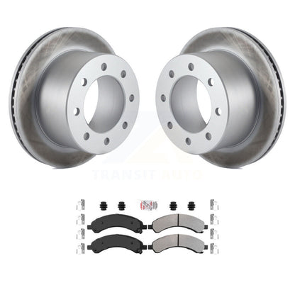 Kit de plaquettes semi-métalliques de rotors de frein à disque de manteau arrière pour Chevrolet Express 3500 GM