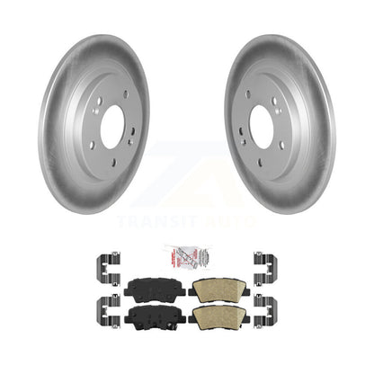 Rotors de frein à disque à revêtement arrière et kit de plaquettes en céramique pour Hyundai Kona AW 2022 – 2023