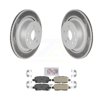 Kit de rotors de frein à disque à revêtement arrière et de plaquettes en céramique pour INFINITI G35 Q60