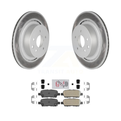 Kit de rotors de frein à disque à revêtement arrière et de plaquettes en céramique pour INFINITI G35 Q60
