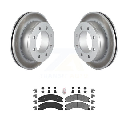 Rotors de frein à disque arrière et kit de plaquettes semi-métalliques pour Chevrolet Express 450
