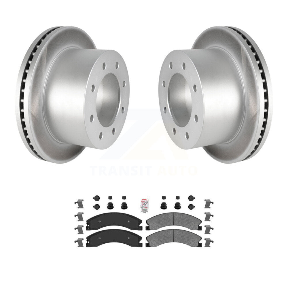 Kit de rotor de frein arrière et de plaquettes semi-métalliques pour GMC Sierra 3500 HD Chevrole