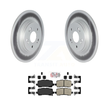Kit de rotors de frein à disque à revêtement arrière et de plaquettes en céramique pour Honda Odyssey 2021 – 2023