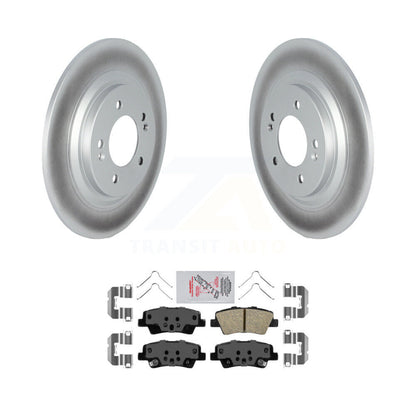 Kit de rotors de frein à disque à revêtement arrière et de plaquettes en céramique pour Kia Cadenza KGA-105395