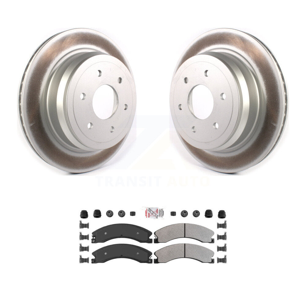 Kit de plaquettes de frein à disque semi-métalliques avec revêtement arrière, pour Nissan TITAN X 2016 – 2024