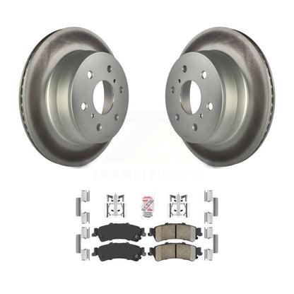 Kit de rotors de frein à disque à revêtement arrière et de plaquettes en céramique pour GMC Sierra 1500 Classic