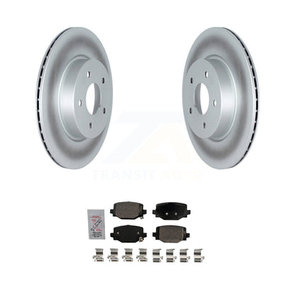 Kit de rotors de frein à disque à revêtement arrière et de plaquettes en céramique pour INFINITI QX50 QX55