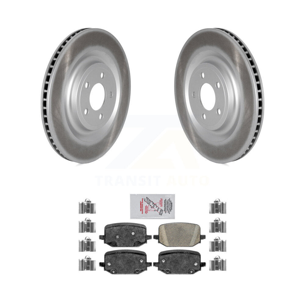 Rotors de frein à disque à revêtement arrière et kit de plaquettes en céramique pour Ford Explorer 3.3 2022 – 2023
