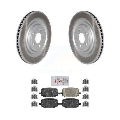 Rotors de frein à disque à revêtement arrière et kit de plaquettes en céramique pour Ford Explorer 3.3 2022 – 2023