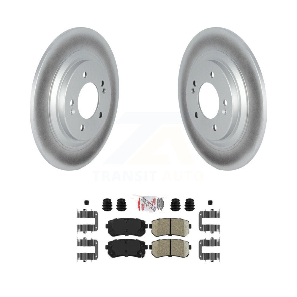 Kit de plaquettes en céramique pour rotors de frein arrière, pour Kia Cadenza avec stationnement manuel