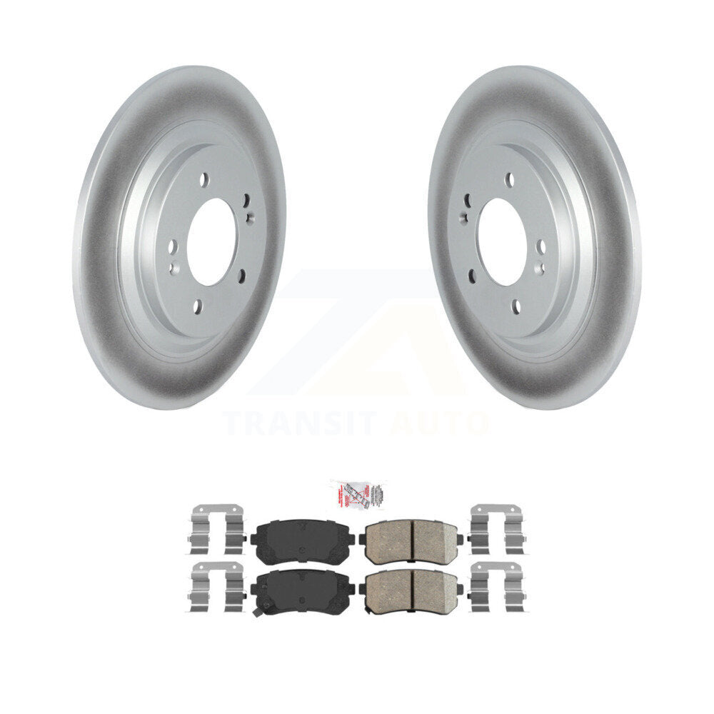 Kit de plaquettes en céramique pour rotors de frein arrière, pour Kia Cadenza avec stationnement manuel