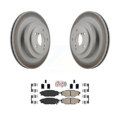 Kit de rotors de frein à disque à revêtement arrière et de plaquettes en céramique pour Subaru Legacy KGA-105421