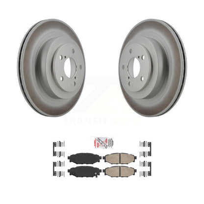 Kit de rotors de frein à disque à revêtement arrière et de plaquettes en céramique pour Subaru Legacy KGA-105422