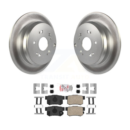Kit de rotors de frein à disque à revêtement arrière et de plaquettes en céramique pour Acura RDX KGA-105428