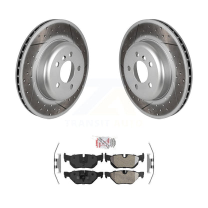 Kit de plaquettes de frein à disque semi-métalliques avec revêtement arrière, pour BMW 328i xDrive 3.0 2013