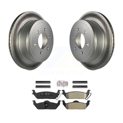 Kit de plaquettes semi-métalliques de rotors de frein à disque de manteau arrière pour Ford F-150 Lincoln Mark L
