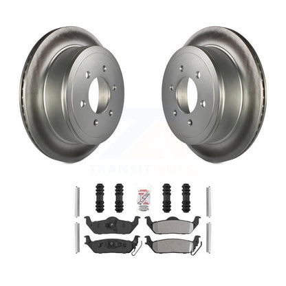 Kit de plaquettes semi-métalliques de rotors de frein à disque de manteau arrière pour Ford F-150 Lincoln Mark L