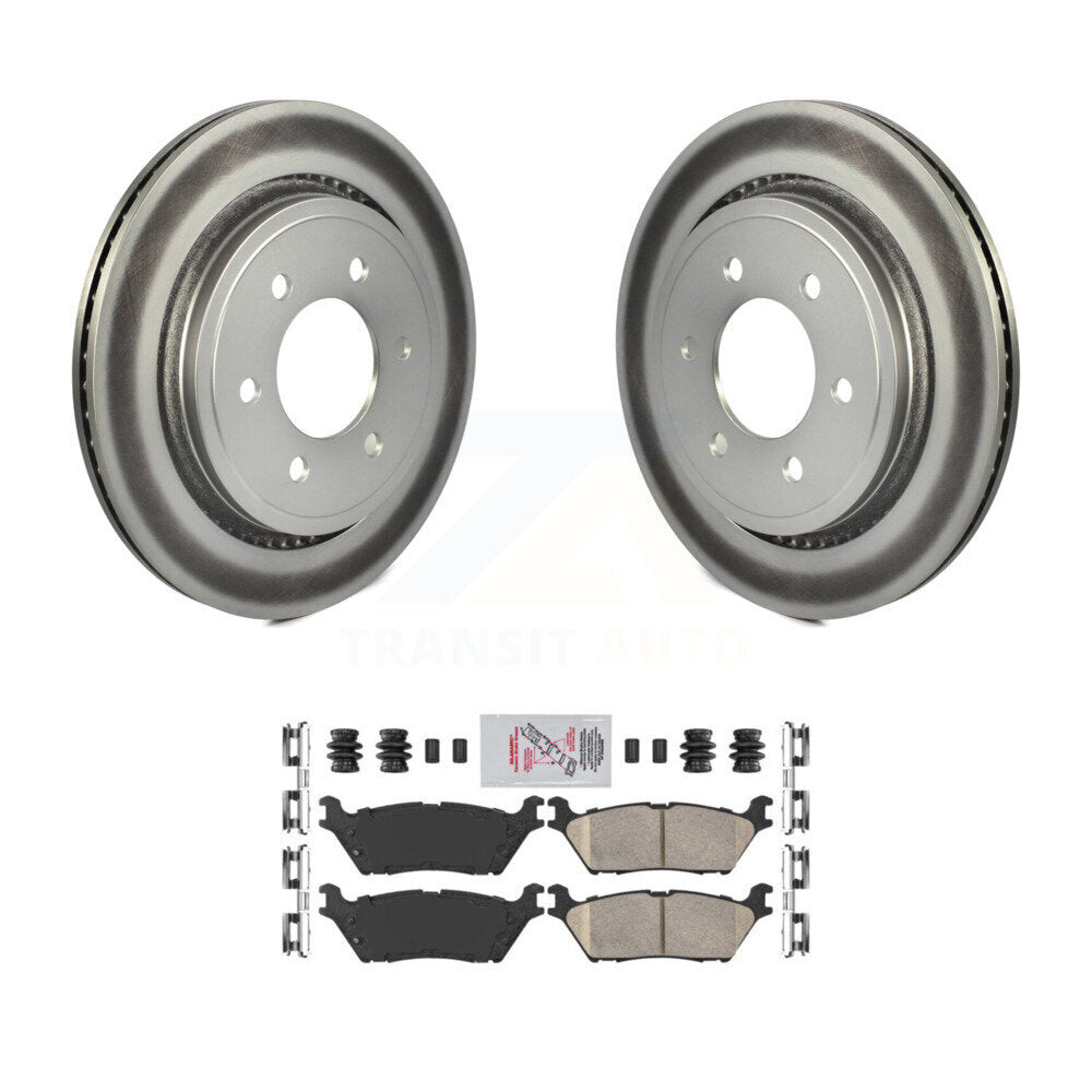 Kit de plaquettes en céramique pour Rotor de frein arrière, pour Ford F-150 avec stationnement électrique