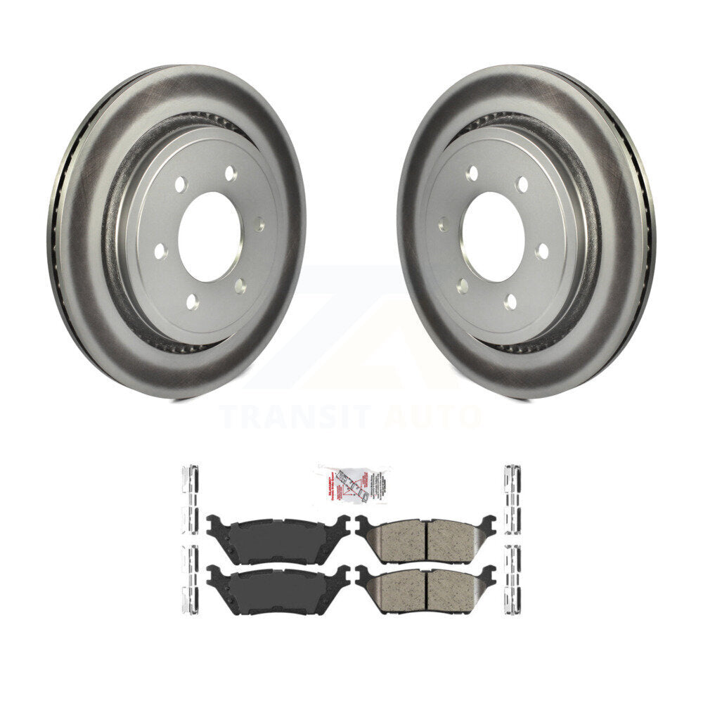 Kit de plaquettes en céramique pour Rotor de frein arrière, pour Ford F-150 avec stationnement électrique