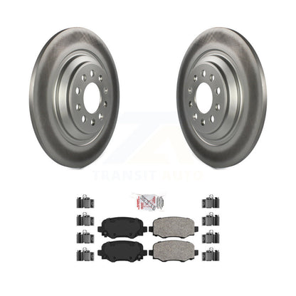 Kit de rotors de frein à disque à revêtement arrière et de plaquettes en céramique pour Jeep Cherokee KGA-105454