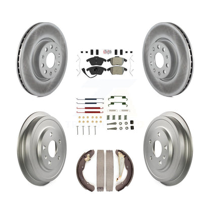 Kit de tambour de revêtement de tampon semi-métallique de Rotor de frein à disque avant et arrière pour Volkswagen Jett