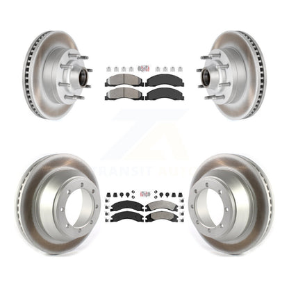 Kit de Rotor de frein à disque, revêtement de protection semi-métallique avant et arrière, pour Ford E-450 Super Dut