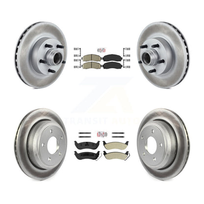 Kit de Rotor de frein à disque recouvert de plaquettes semi-métalliques avant et arrière en céramique pour Mazda B230