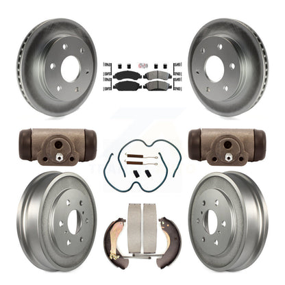 Kit de tambour à revêtement semi-métallique pour Rotor de frein avant et arrière (9 pièces) pour GMC Sierra 150