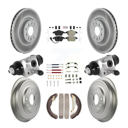 Kit de tambour de revêtement de tampon semi-métallique de Rotor de frein à disque avant et arrière pour Volkswagen Jett