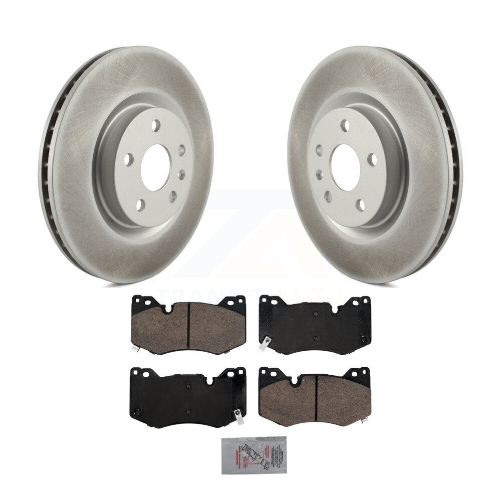 Rotors de frein à disque avec revêtement avant et kit de plaquettes en céramique pour Chevrolet Corvette